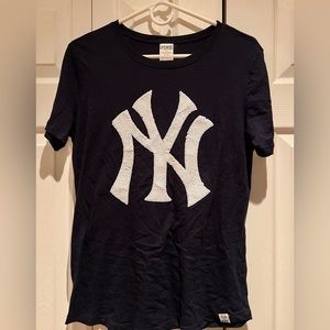 Victoria’s Secret Pink New York Yankees sequins t-shirt. Size small.